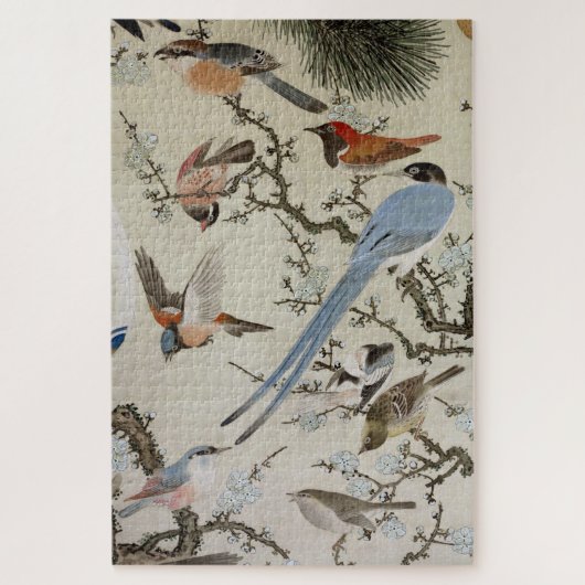 鳥類(詳細)中角道運 ジグソーパズル (縦)