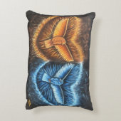 鳥飛んでいるが集まって アクセントクッション (裏面(縦))