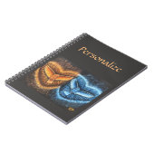 鳥飛んでいるが集まって ノートブック (左側)