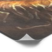 鳥飛んでいるが集まって ポスター (角)