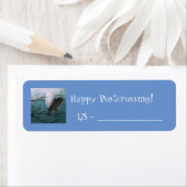 鳥飛んでいるの転覆ラベル ラベル (インサイチュ)