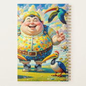 鳥飛んでいるはのまわりに幸福な人だ プランナー手帳 (裏面)