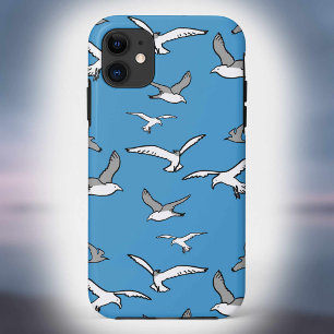 鳥飛んでいるデザイン iPhone 11 ケース