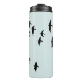 鳥飛んでいる群 タンブラー (正面)