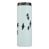 鳥飛んでいる群 タンブラー (裏面)