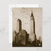 鳥飛行の群 ポストカード (正面/裏面)