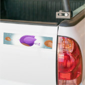 鳥飛行 バンパーステッカー (トラック上)