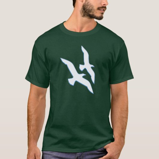 鳥飛行 Tシャツ (正面)