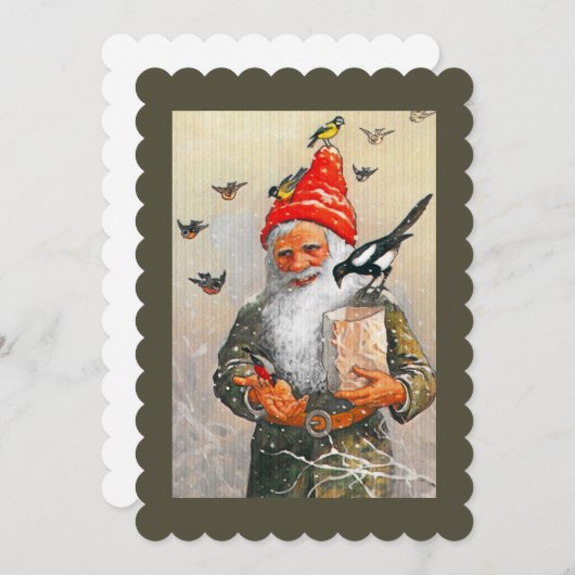 鳥食べ物を与えたち (正面/裏面)