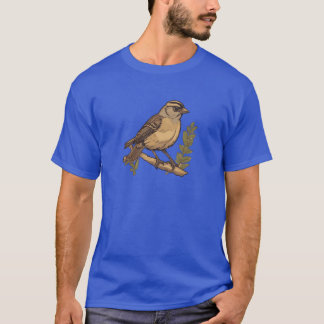 鳥飼育家オルニトロジストバードウォッチャーガールフリー Tシャツ