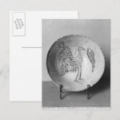 鳥飾皿 ポストカード (正面/裏面)