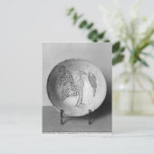 鳥飾皿 ポストカード (スタンド正面)