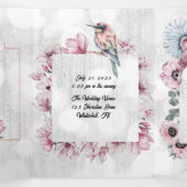 鳥魅力的とホオノキ 三つ折り招待状 (内部中)