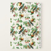 鳥鮮やかと果実手帳 ノートブック (裏面)