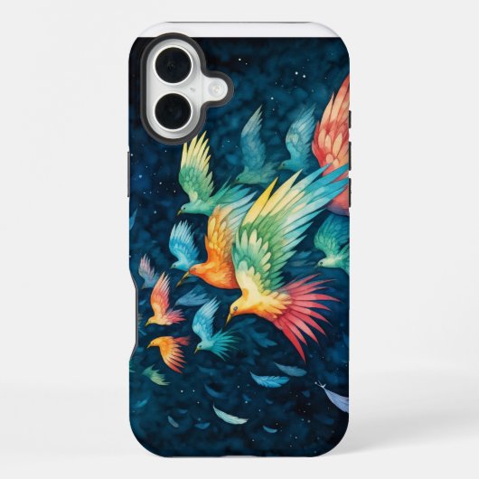 鳥鮮やか類 iPhoneケース (裏面)