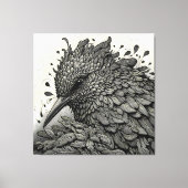 鳥1 キャンバスプリント (正面)