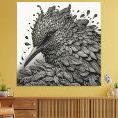 鳥1 キャンバスプリント (インサイチュ (リビング))