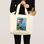 鳥2012年の十分の木 ラージトートバッグ (正面(商品))