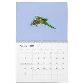 鳥2026 カレンダー (2月 2027)