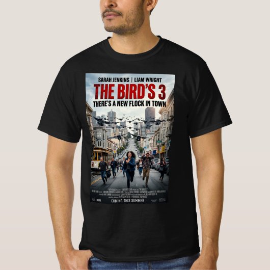 鳥3 - 映画ポスター Tシャツ (正面)