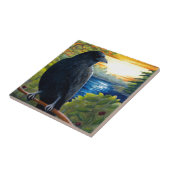 鳥63のカラス タイル (側面)