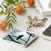 鳥77クロウレイブン キーホルダー (側面)