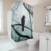鳥77クロウレイブン シャワーカーテン (インサイチュ)