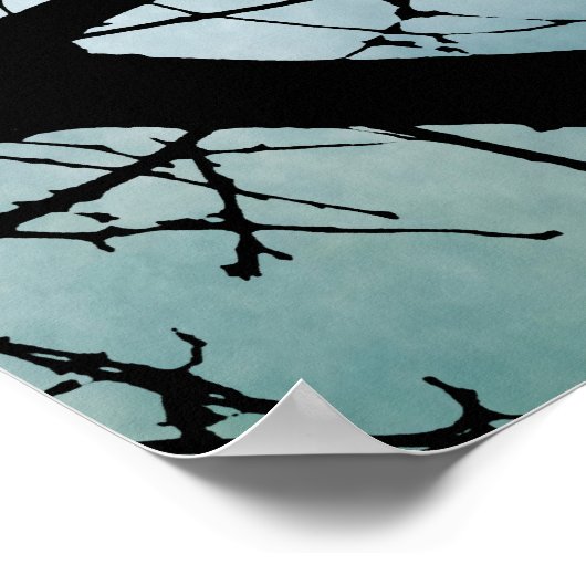 鳥77クロウレイブン ポスター (角)