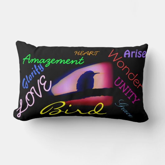 鳥9 ランバークッション (正面)