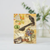 「鳥」のレンズはがき ポストカード (スタンド正面)