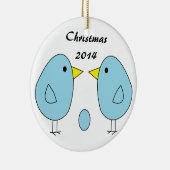 "鳥"の期待しますオーナメント セラミックオーナメント (右)