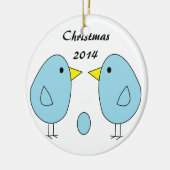 "鳥"の期待しますオーナメント セラミックオーナメント (左)