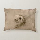 鳥 アクセントクッション (裏面)