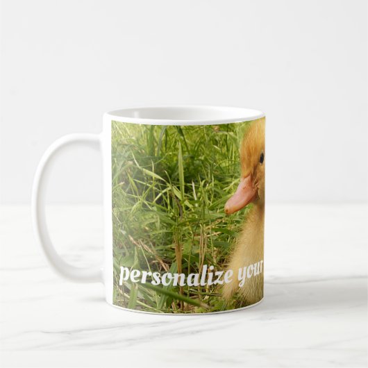 鳥,アヒル,アヒル,黄,自然,かわいい,ベビー コーヒーマグカップ (左)