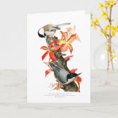 《鳥》アメリカゴガラとヌサッチ カード (黄色い花)