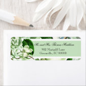 《鳥》アメリカゴガラとマグノリアカスタムス住所 シール (インサイチュ)