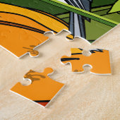 《鳥》アメリカゴガラと花 ジグソーパズル (側面)