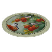 《鳥》アメリカゴガラとApple Tree Green カッティングボード (角)