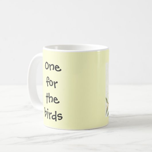 《鳥》アメリカゴガラのコーヒー・マグ コーヒーマグカップ (正面左)