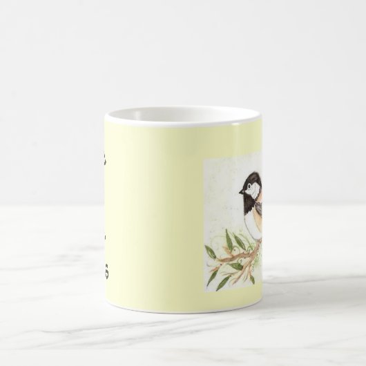 《鳥》アメリカゴガラのコーヒー・マグ コーヒーマグカップ (中央)