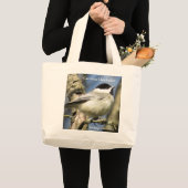 《鳥》アメリカゴガラのトートバック ラージトートバッグ (正面(商品))