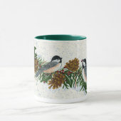 《鳥》アメリカゴガラのマグ マグカップ (中央)