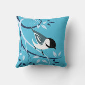 《鳥》アメリカゴガラの恋人のギフト クッション (裏面)