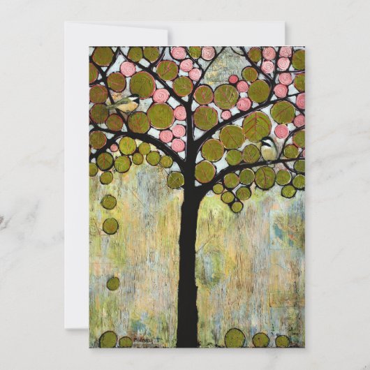 《鳥》アメリカゴガラの木の保存日付 セーブザデート (正面)