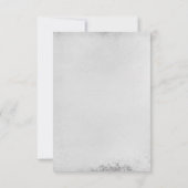 《鳥》アメリカゴガラの甘い冬の黒いキャップの鳥 サンキューカード (裏面)