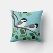 《鳥》アメリカゴガラの鳥の枕 クッション (裏面)