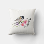 《鳥》アメリカゴガラアート引用文 クッション (裏面)