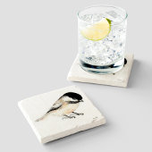 《鳥》アメリカゴガラウォーターカラーアート ストーンコースター