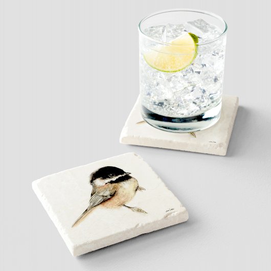 《鳥》アメリカゴガラウォーターカラーアート ストーンコースター