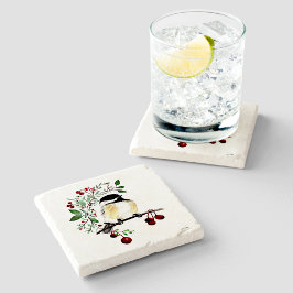 《鳥》アメリカゴガラウォーターカラーアート ストーンコースター